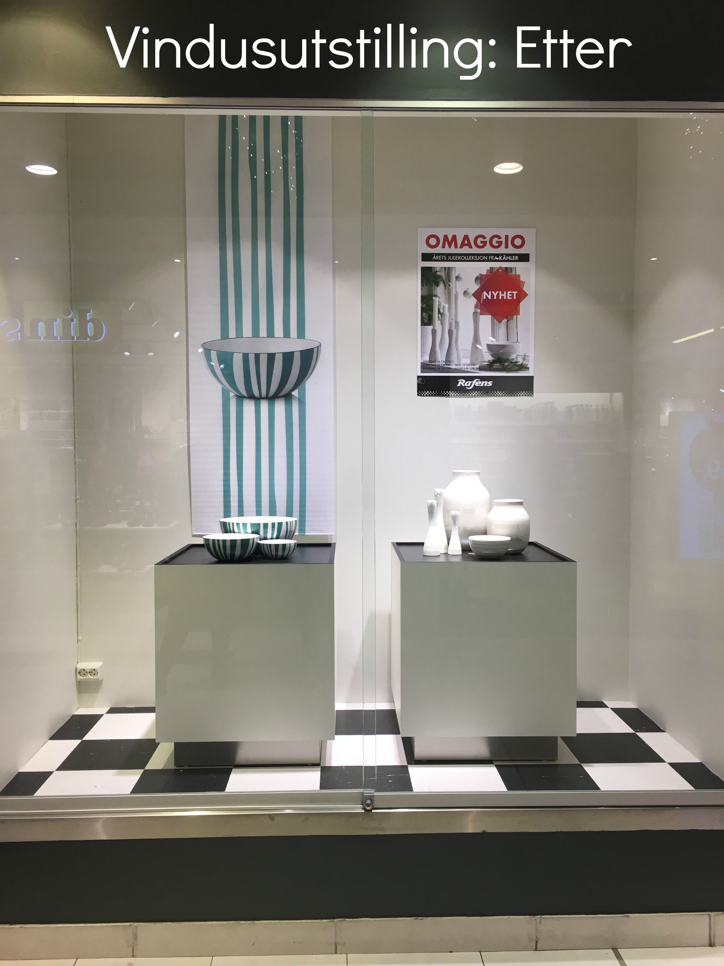 Vindusutstilling - etter butikkutvikler