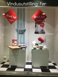 Vindusutstilling - før butikkutvikler