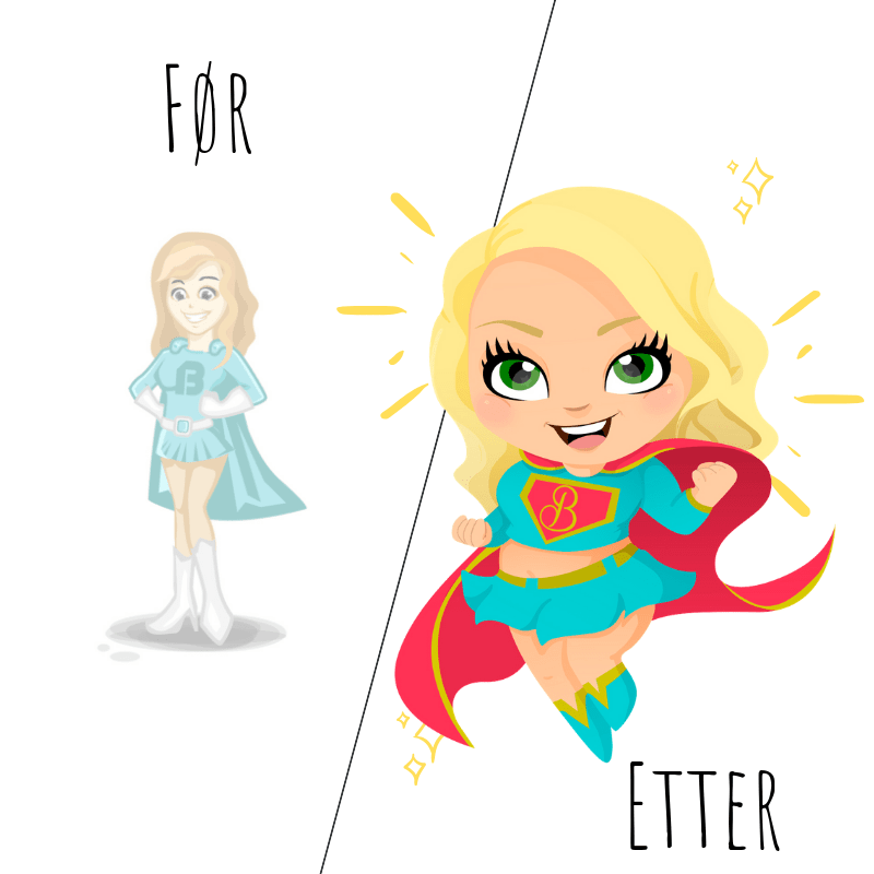 Før etter - Butikkutvikler