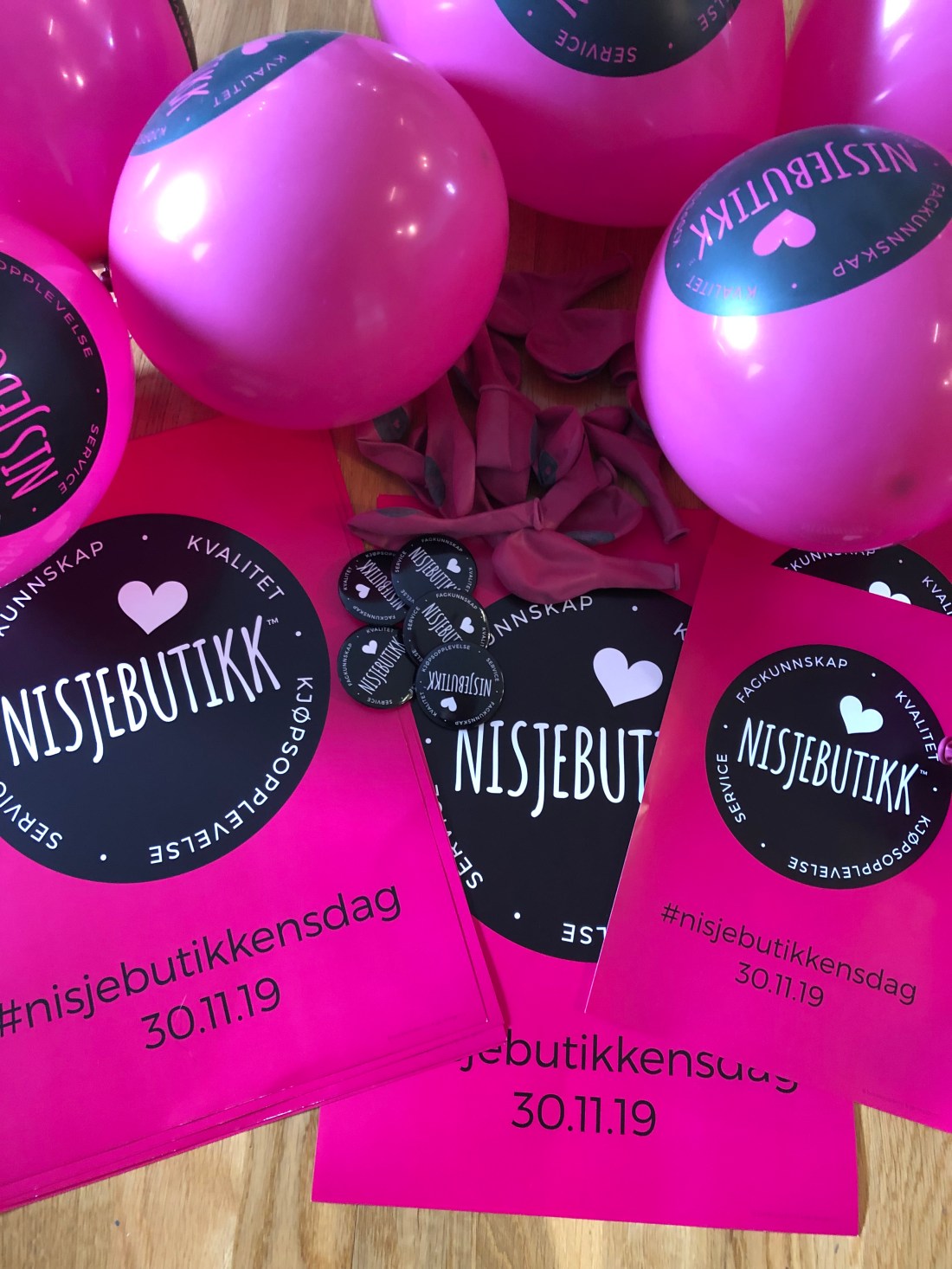 Markedsmateriell til Nisjebutikkens dag