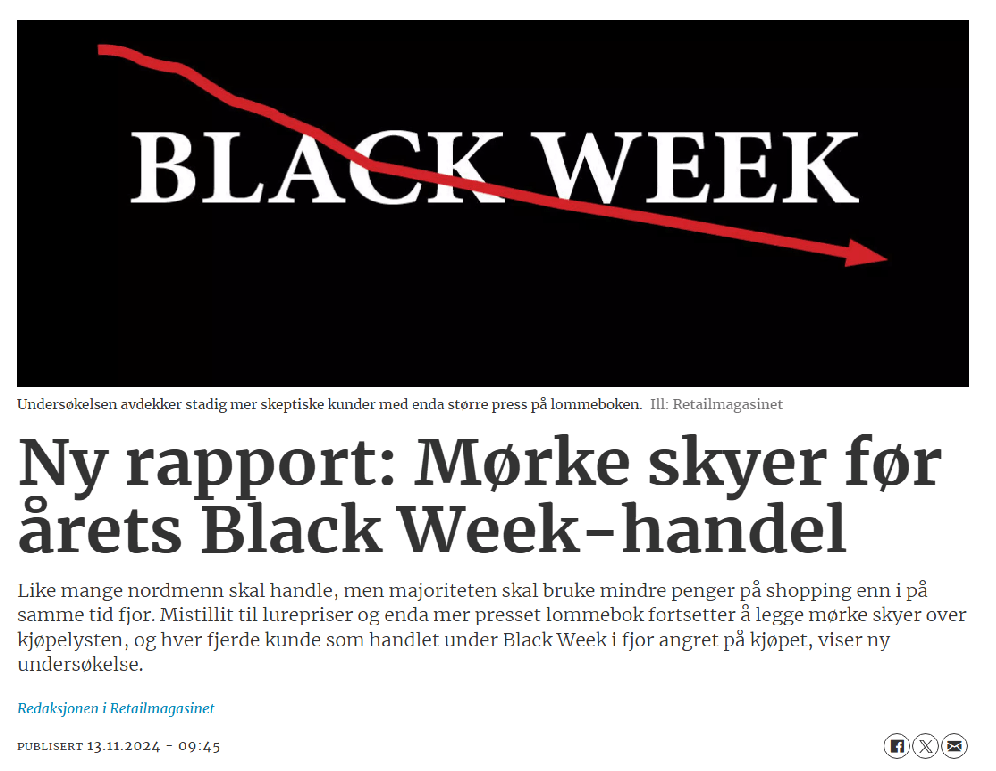 Skjermdump fra Retailmagasinet